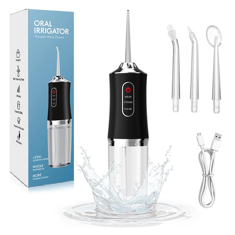 

Compact Electric Water Flosser for Oral Care and Teeth Cleaning - Ideal Portable Gift
