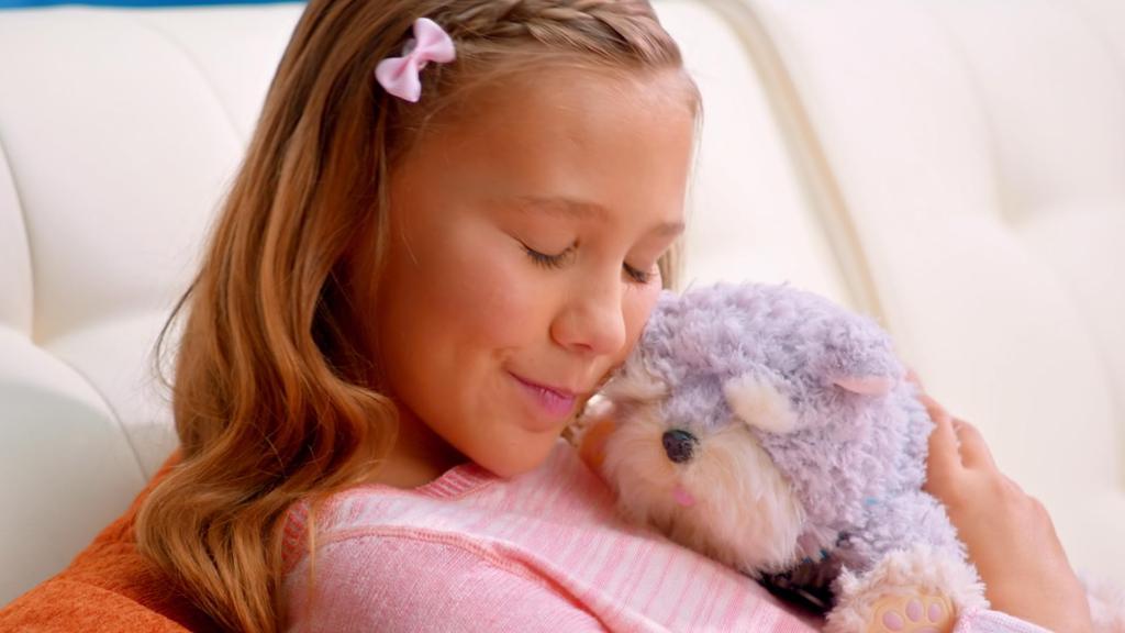 Mein Traumwelpe Ruffles Plüschschnauzer ohne Bewegung mit Bewegungen und Geräuschen (Steckertyp, Verpackung) 5+