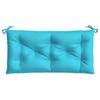 Garden Bench Cushions 2 pcs. Turquoise 100 x 50 x 7 cm Fabric