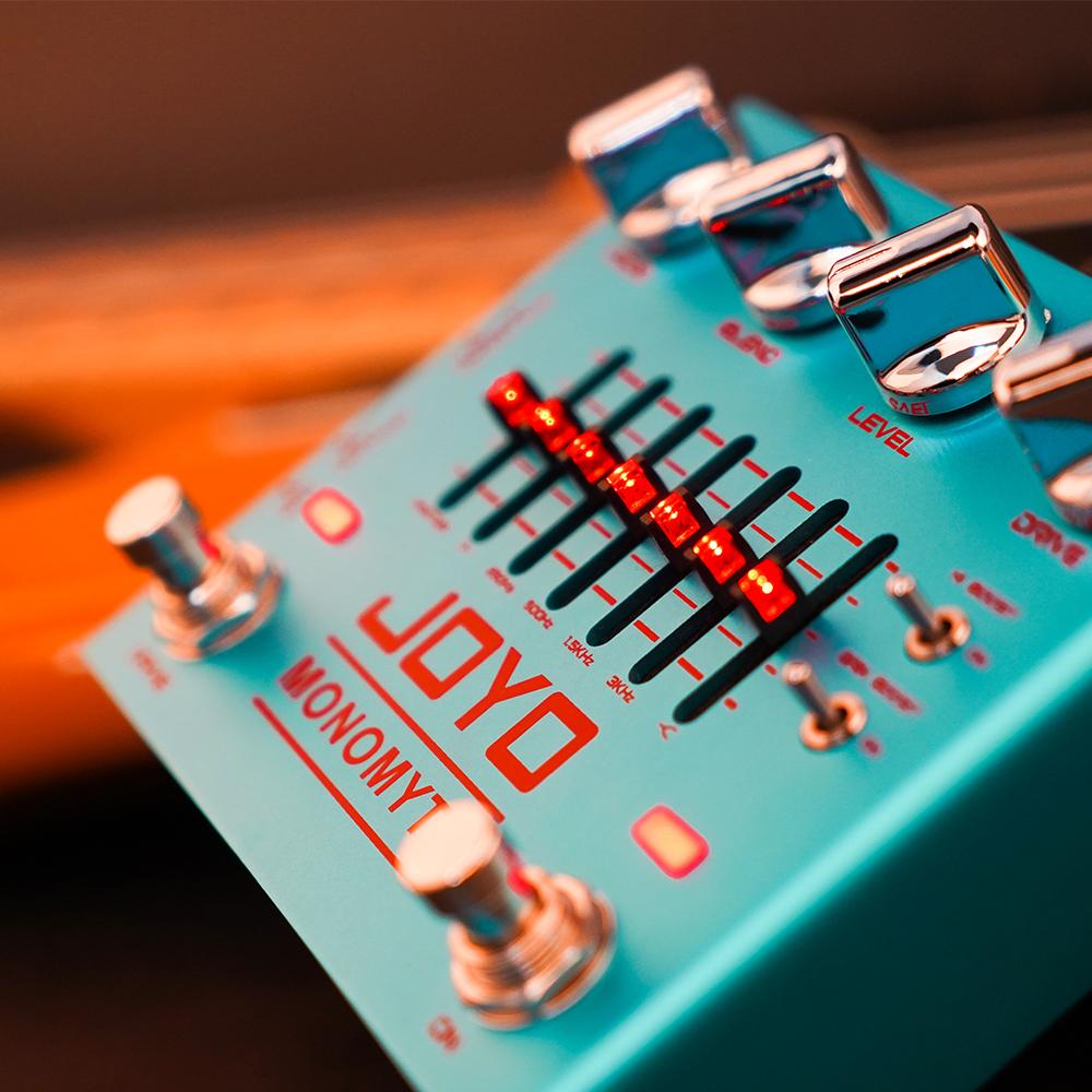JOYO R-26 Monomyth Bass Preamp Electric Effect Pedal 6-band Graphic EQ Control Real Amplifier Tone Simulation Bass Pedal