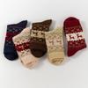 Thickened Christmas Socks Elk Floor Socks High Quality Middle Tube Socks  Winter