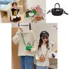Stylish Mini Crossbody Pu Bag For Kids Chic Princess Coin Purse Accessory