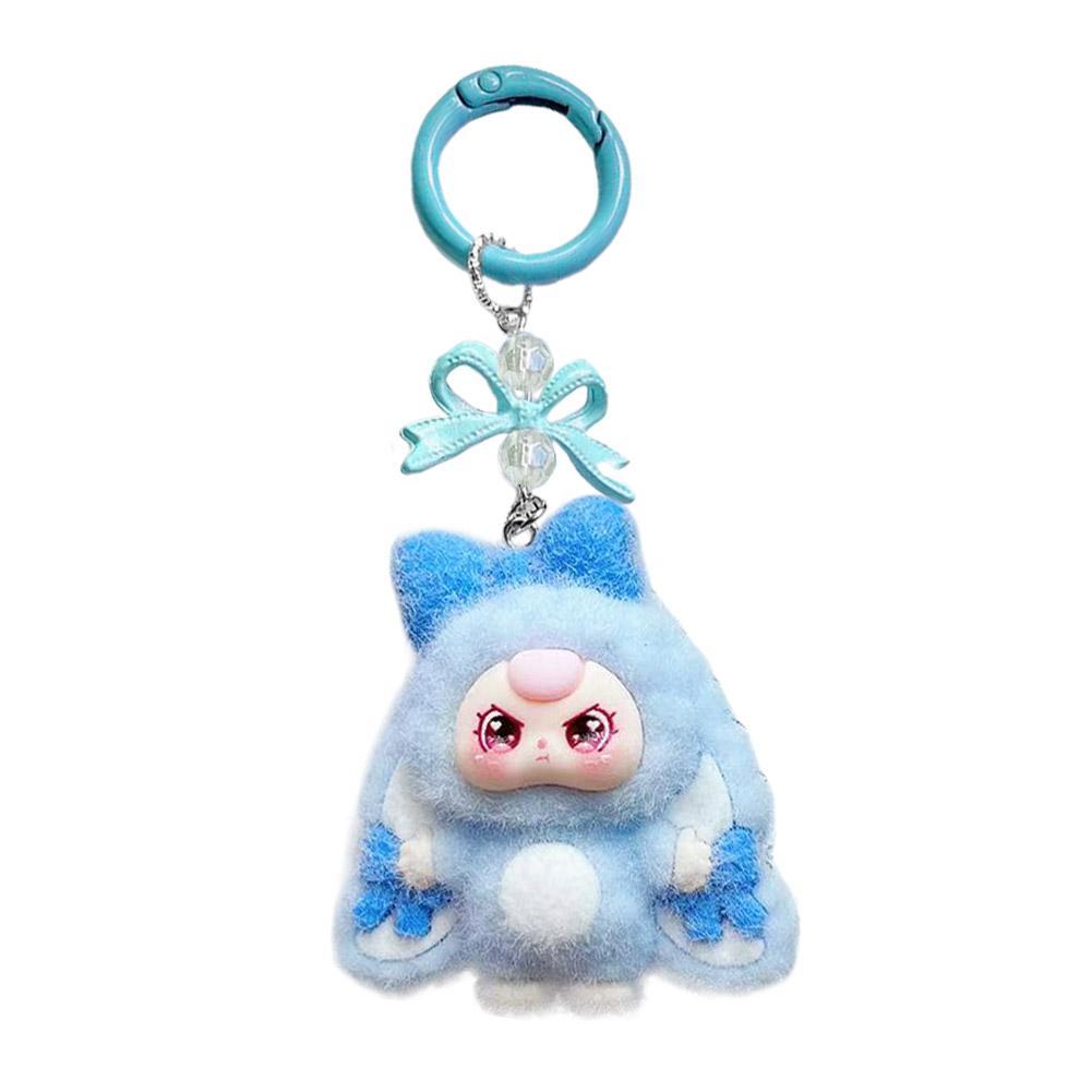 Mini Cartoon Babythree Keychain Cute Doll Gift Diy Pendant Accessories Decoration Kawaii Pendant Bag Pendant