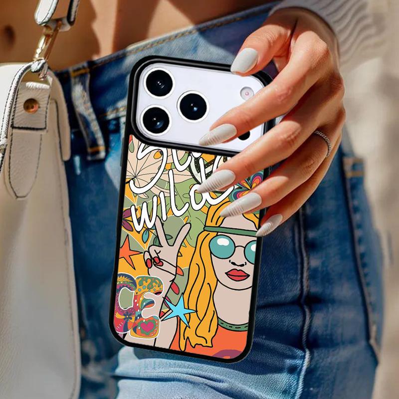 Hippy Hippie Psychedelic Art Phone Case For iPhone 17 Air 14 15 13 12 Max Cover For Apple 14 15 16 16e 11 Pro Max Plus