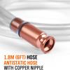 1/1.5/1.8/2.5M Manual Suction Pipe Gas Siphon Pump Gasoline Fuel Water Safety Self Priming Hose Transparent Plumbing Hoses