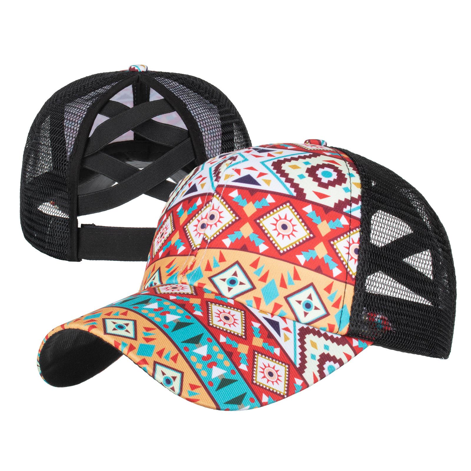Бейсбольная кепка Vrouwen Paardenstaart Snapback Verstelbare Paardenstaart Gorras Pet Zomer Zonnehoed Mesh Trucker Hoed Pet Femm No Logo
