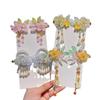 Chinese Style Tassel Hair Accessories for Girls - Hanfu Flower Pendant Headdress & Hair Clips