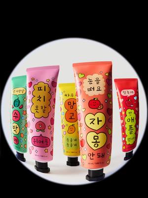 Collezione Crema Mani Fruits Talk 50 ml (Anguria / Mela / Pompelmo / Pesca / Mango)