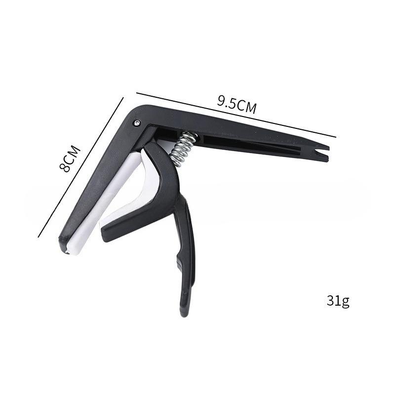 Kunststoffstahl Großer Griff Stimmklemme, Universal für Folk-Gitarre Ukulele, Stimmklemme Instrumentenzubehör