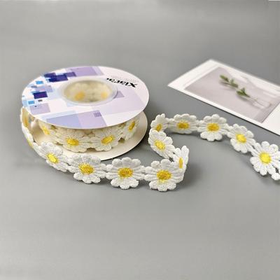 300 cm 3 cm Wstążka z kwiatowym obszyciem Kwiatowy Różowa Koronka Haftowany Brzeg Wykończenie Dekorowanie DIY Dopamina Aplikacja Rzemiosło Szycie