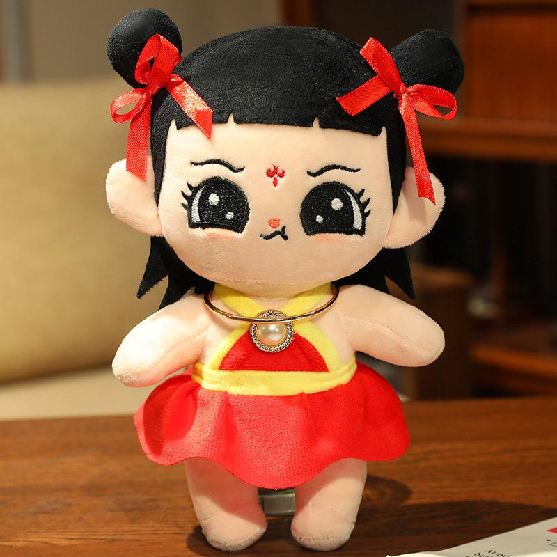 Nezha Plush Toy: Cute Third Prince Doll, Stuffed Comfort Toy, Ideal Children's Birthday Gift