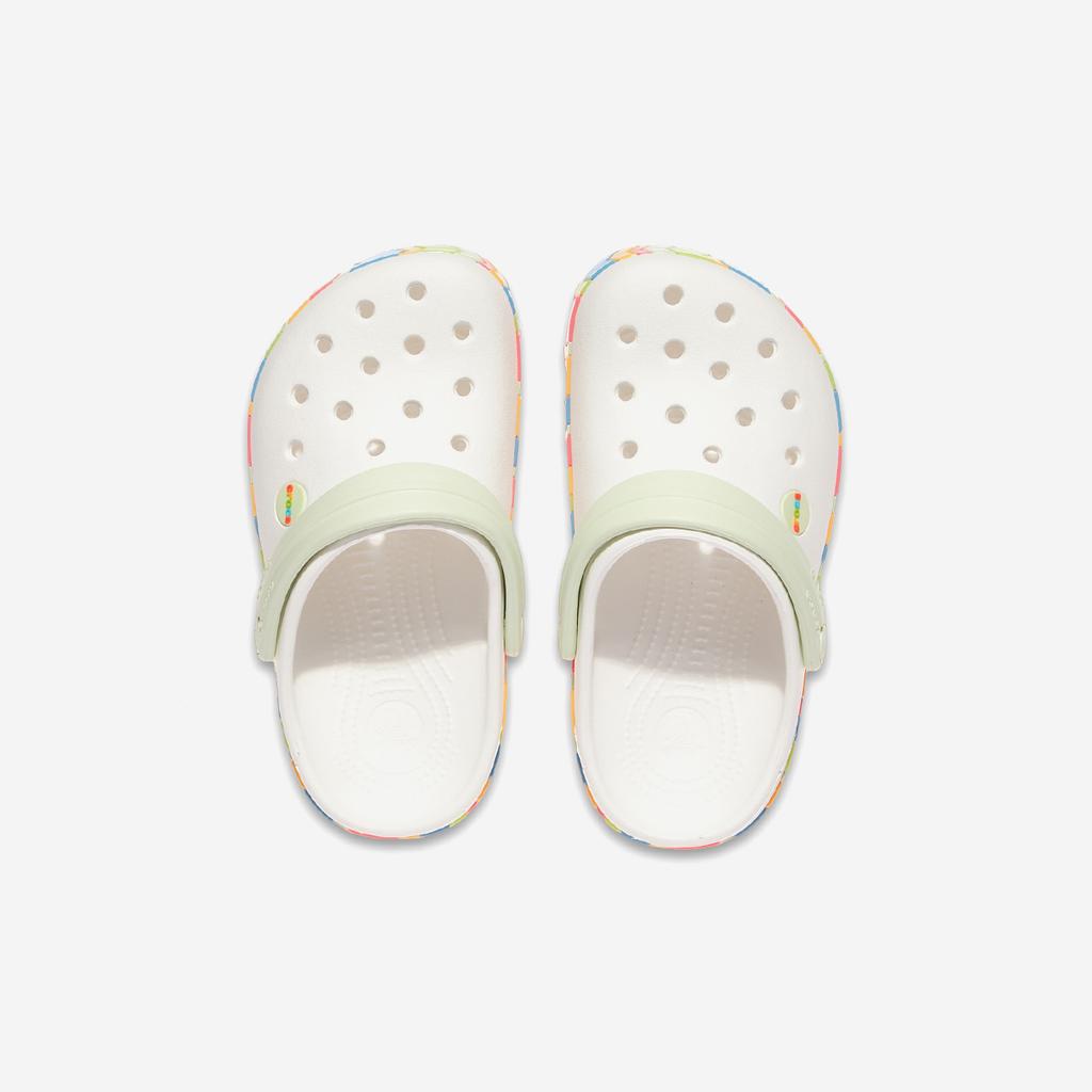 Crocs Chevron Band Clog Kids [CRS213839-WHITE/MULTI]