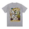 Anime Jojo Bizarre Adventure Rohan Kishibe T-Shirts Unisex Damen Sommer Freizeit Baumwolle Neu Kurze Ärmel Übergroßes Oberteil Streetwear