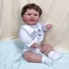 55CM waschbare fertige Reborn-Puppe Neugeborene schlafende Babypuppen 3D-Haut mehrere Schichten Malerei