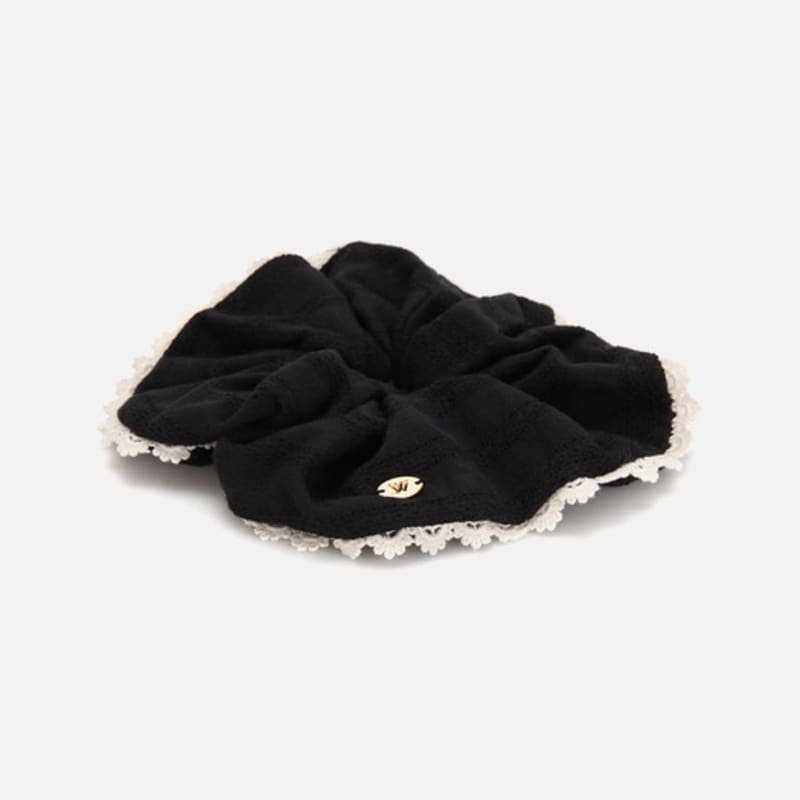 WHITE SANDS Floral Punching Cotton Scrunchie Asti (5 Colors)