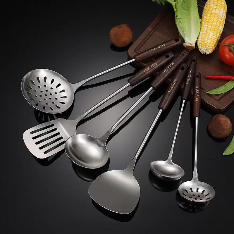 GangDun 304 Edelstahl 6-Haken Küchenutensilienhalter