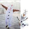 Frozen Snow Treasure Costume Children's Adult Doll Snowman Dress Up onesie Party Show Outfit