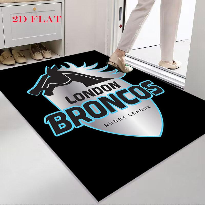 Brisbane Broncos Pride Carpet Rug for Living Room Bedroom Home Sofa Decoration,Kids play Nonslip Floor Mat