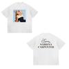 Sabrina Carpenter Concert Printed TShirt Womens Unisexs Unisex Shortsleeved Retro Street Y2K Casual Fashion Tops Clothing
