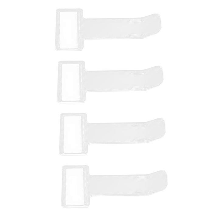 3PCS Auto Ticket Map Mini T-shape Transparent Eco-friendly Ticket Folder for Car Office Home
