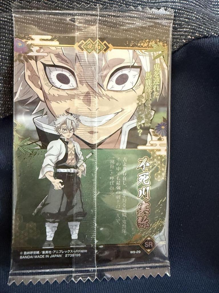 [USED] Demon Slayer Wafer 9 SR Sanemi Shinazugawa 9-29