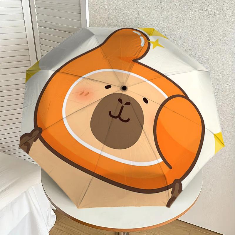 1PC Bear Thumbs Up Umbrella-8-Rib Reinforced, Automatic Open, Lightweight & Durable, Cute Fashion Accessory for Outdoor-T352