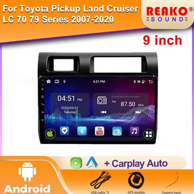 Car Video Player For Toyota Pickup Land Cruiser LC 70 79 Series 2007-2020 Android Auto Carplay Multimeia Navigation GPS Head BT
