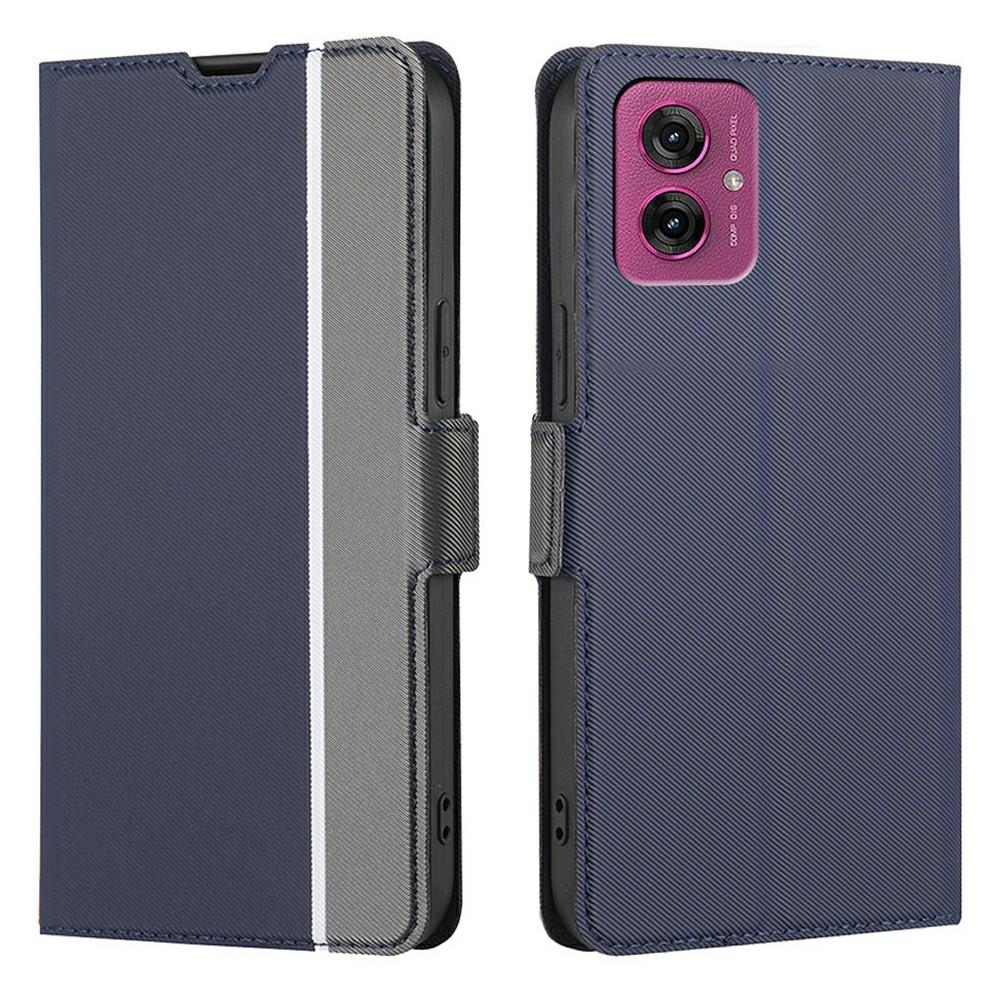 For Motorola Moto G55 5G Case Card Holder Twill Texture Leather Phone Cover