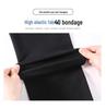 Women's Black Petite High-Waisted Flared Pants - Slimming, Elastic, Floor-Length for Spring, Summer, Autumn