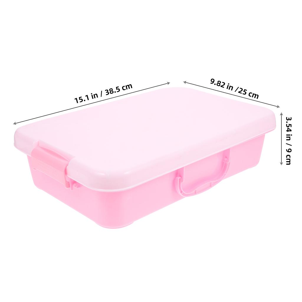 Kinder Spielzeug Sand Tisch Lagerung Box Handheld Sandkasten Outdoor Tablett Kunststoff für Kind