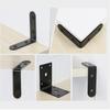 10/20Pcs Angle Bracket Stainless Steel Right Shelf Support Corner Bracket 90Fahrenheiturniture L/I Shape Bracket