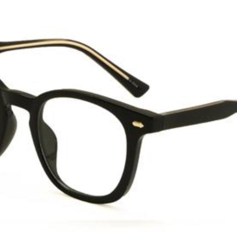 

Мужские и женские оправы для очков большого размера с массивными роговыми ободками G1245_Crystal Gray