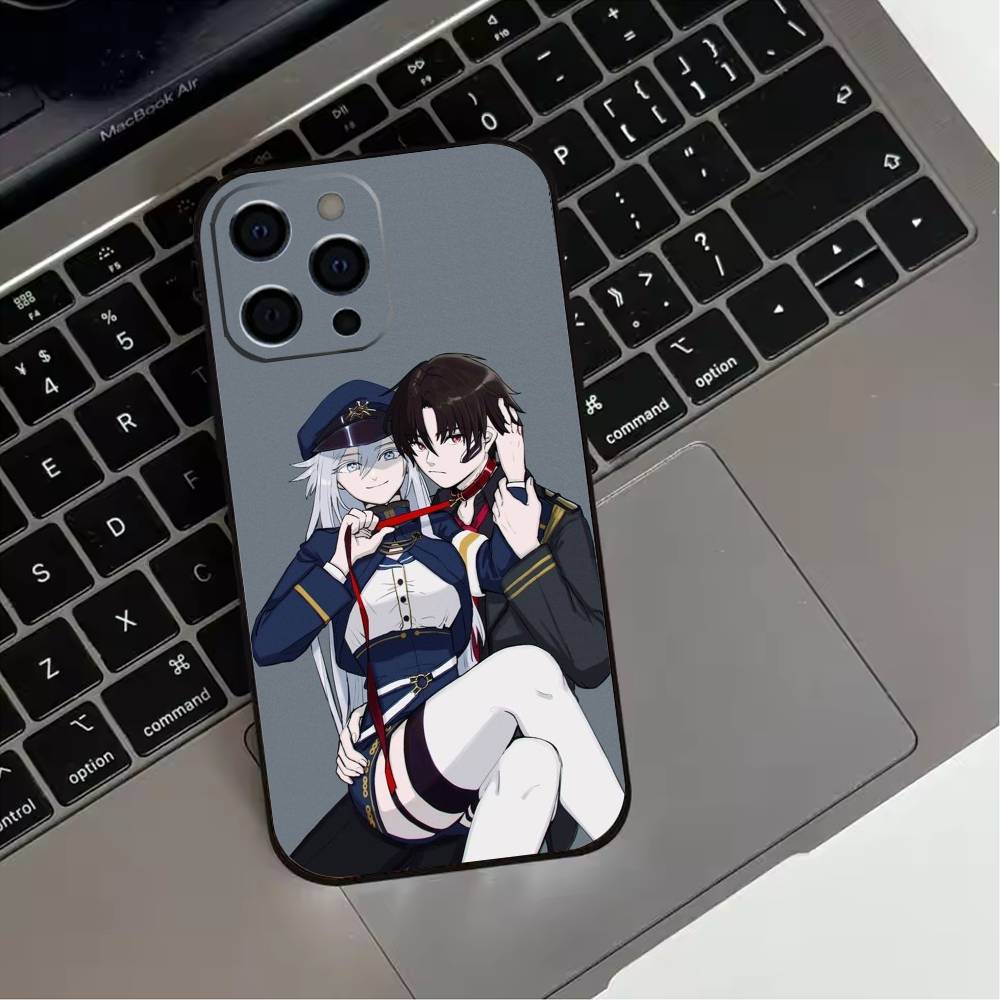 

Shin x Lena 86 Phone Case For iPhone 17,16,15,14,13,12,11 Plus,Pro Max,XS,Soft Silicone Black Cover iPhone14Plus