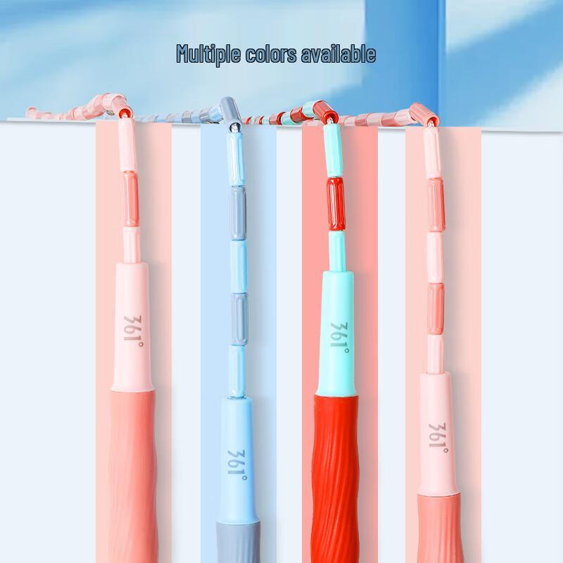 361° Adjustable Soft Tube Bamboo Jump Rope with Customizable Name