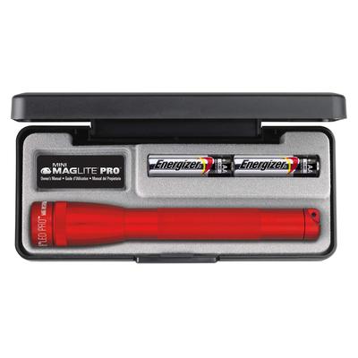 MAGLITE LED Maglite Mini SP2P037 Flashlight, Pro, Red, Type,