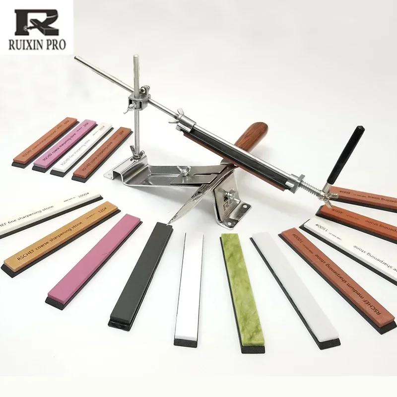 all new ruixin knife sharpener Natural stone sharpener oil stone angle sharpener special kitchen knife Tool sharpening