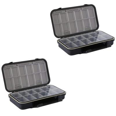 Goture Tackle Egi Small Item Lure Fishing Bass Fishing Sinker Set of 2 Box, Waterproof, Case, Storage, Case, Case, Case, Sealed, Black, 17114.6cm,