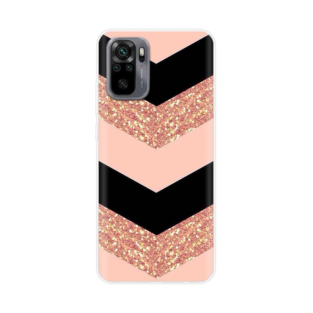 Silikon Blumen Handyhülle Für Xiaomi Redmi Note 10 Hülle 6.43'' Schöne TPU Rückseite Für Xiomi Redmi Note10 Pro Bumper Hüllen