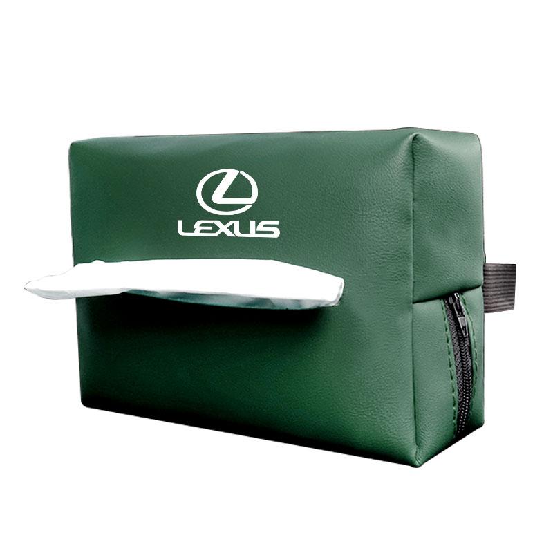 PU Leather Car Tissue Box Facial Tissue Storage Bag For Lexus F SPORT ES RX LS IS NX CT LX IS250 IS200 CT200H GS300 NX300h UX HS