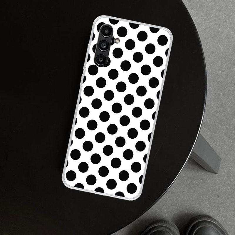 Polka Dots Art Phone Case Cover for Samsung Galaxy A17 A16 A26 A36 A56 A57 A37 A15 A25 A35 A55 A14 A24 A34 A54 A13 A23 A33 A53 G