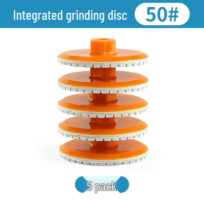 Integrated Tile Edge Grinding & Polishing Disc for Stone, Marble, Quartz, Chamfering, and Dry Trimming