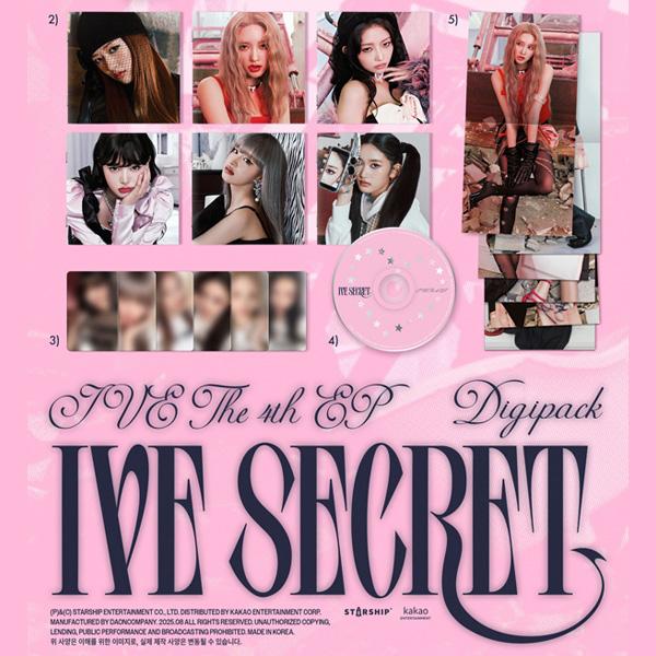 (+ dárek k obchodu) IVE - 4. EP [IVE SECRET] (Digipack ver.) [Náhodná verze]