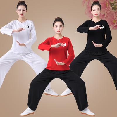 Frauen Tai Chi Kleidung Langarm Tai Chi Uniform Kampfkunst Wushu Übungsanzug Kung Fu Sets