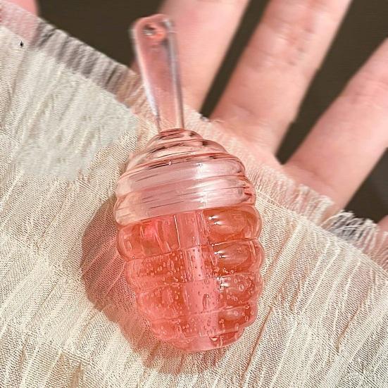 4,4G Olejek do ust Honeypot Nawilżający połysk Odżywia Łagodzi suchość Prezent dla dziewczyny Olejek do ust zapewniający efekt szklistości