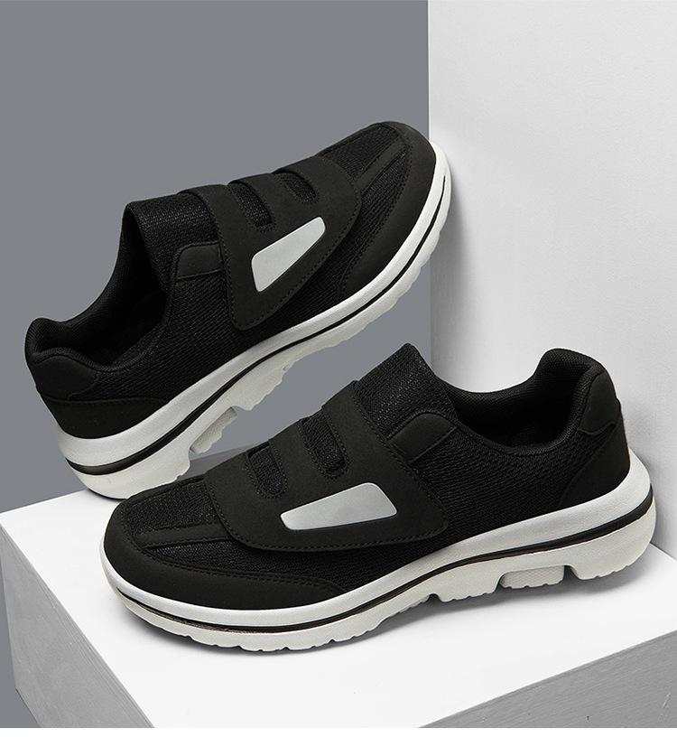 Klettverschluss Schuhe zur Genesung bei geschwollenen Füßen für Damen & Herren - Extra Weit für Ältere, Gicht & Hemiplegie