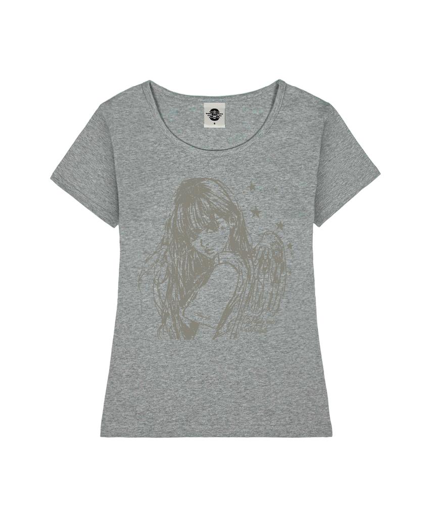 PRIMATE 404 Heaven Women'S U-Neck Slim Fit Short Sleeve T-Shirt 7 Colors