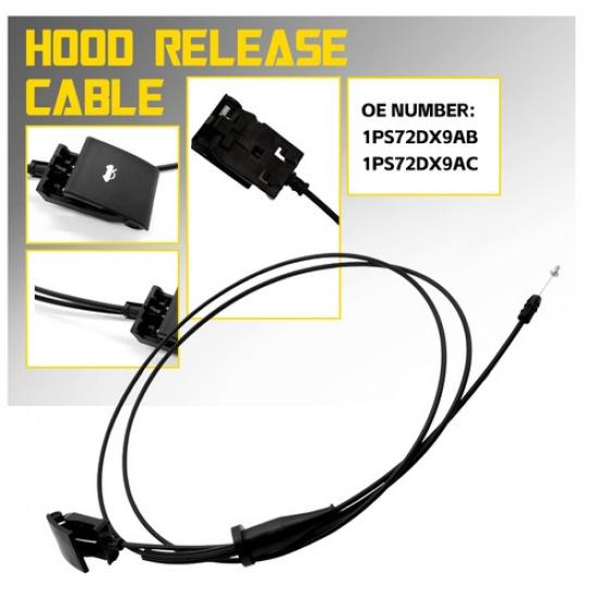 Hood Latch Lock Control Release Cable for Dodge Charger Chrysler 300 2011-21