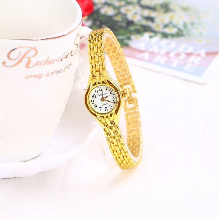 Golden Bracelet Watch For Women Small Dial Ladies Wristwatch Steel Elegant Quartz Female Clock Gift reloj