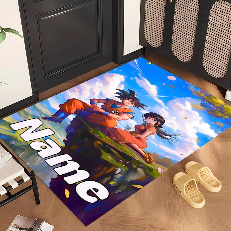 Dragon Ball (37) Personalisierter Name Büro Teppich Stilvolle Dekoration für Wohnzimmer Schlafzimmer Küche