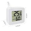 4pcs Digital Thermometer Hygrometer Indoor Mini Temperature LCD Electronic Monitor Hygrometer Outdoor Room Baby